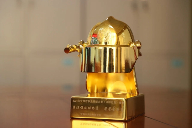 第一！股份公司鄢陽獲頒宜昌市消防設(shè)施操作員“榮譽金頭盔”(圖2)
